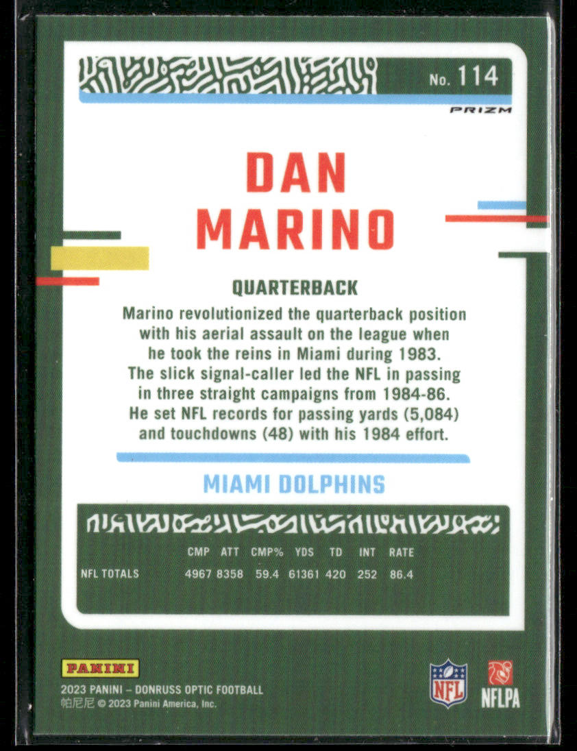 2023 Panini Donruss Optic Dan Marino #114