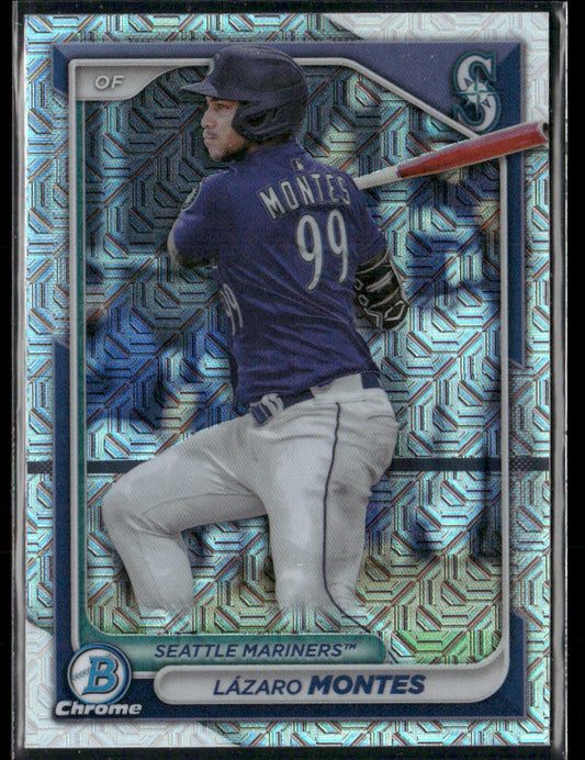 2024 Bowman Chrome Lázaro Montes #BCP-110 Mojo Refractor