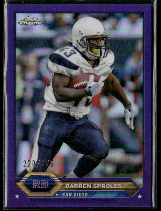 2023 Topps Composite Darren Sproles #31 Topps Chrome Purple /275