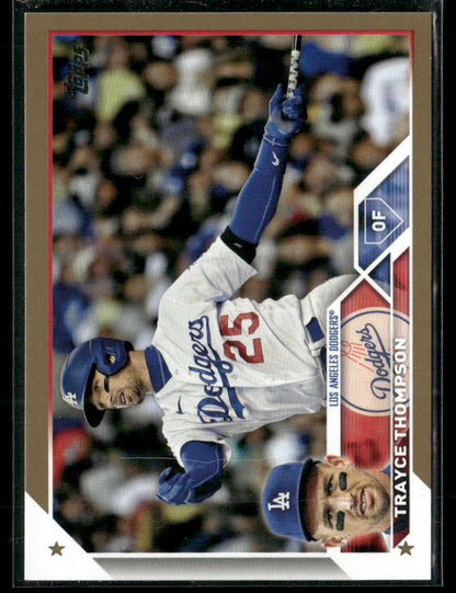 2023 Topps Series 2 Trayce Thompson #343 Gold /2024