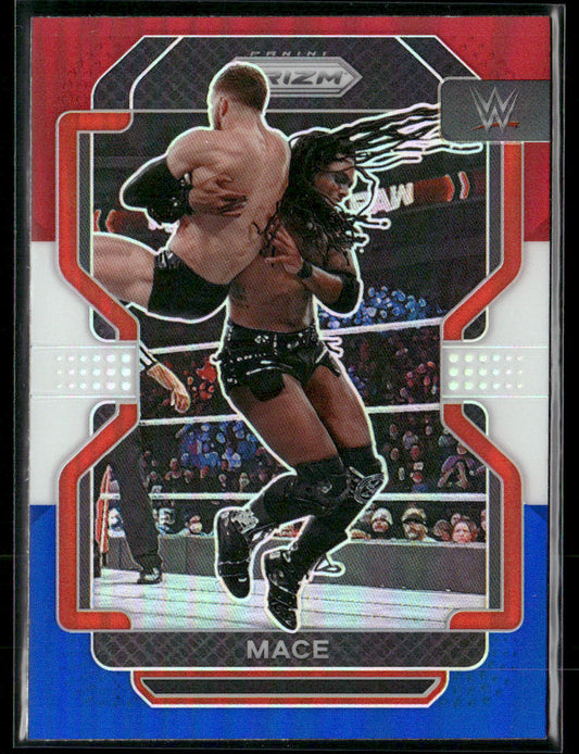 2022 Prizm WWE Mace #169 Red White Blue