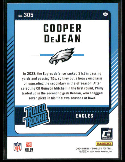 2024 Donruss Cooper DeJean #305