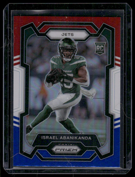 2023 Panini Prizm Israel Abanikanda #379 R/w/b