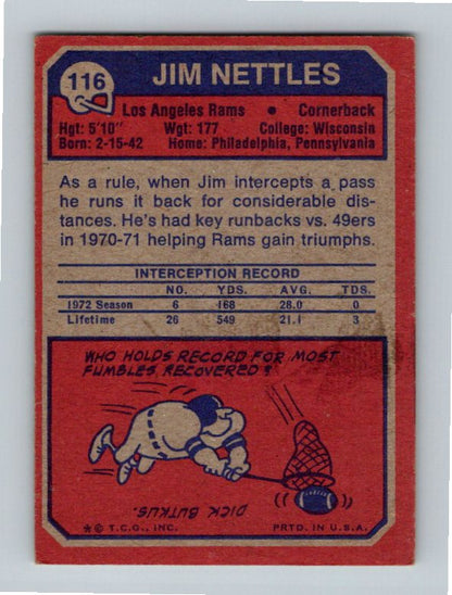 1973 Topps Jim Nettles #116