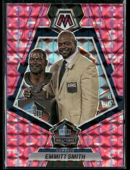 2023 Panini Mosaic Emmitt Smith #280 Pink Camo