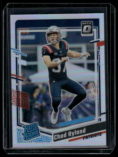 2023 Panini Donruss Optic Chad Ryland #273 Holo Prizm Rated Rookie