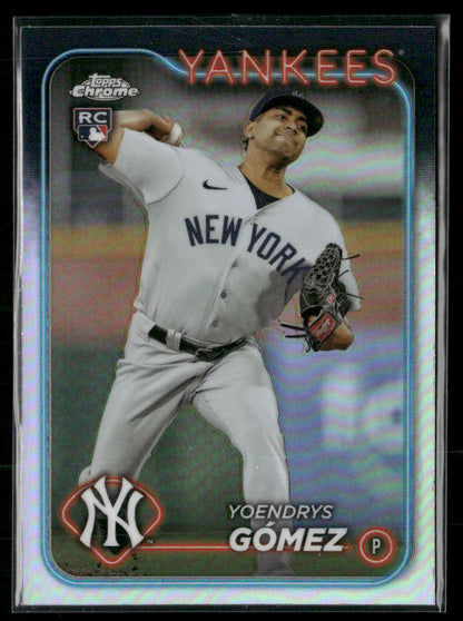 2024 Topps Chrome Yoendrys Gomez #160 Refractor Rookie