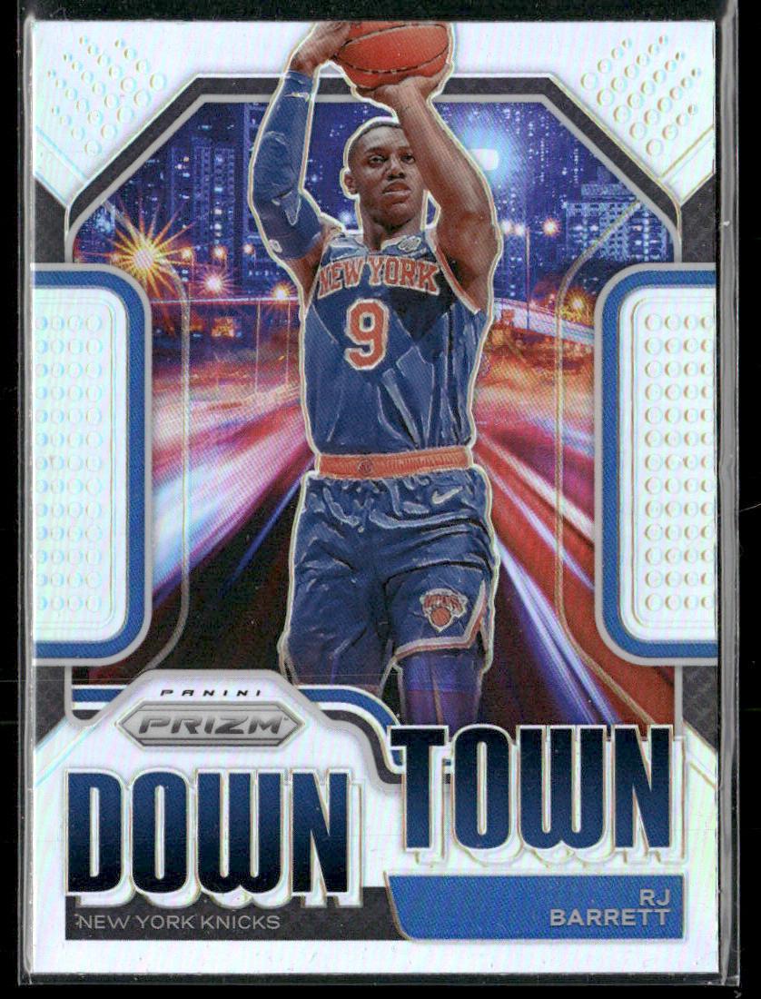 2020-21 Panini Prizm RJ Barrett #24 Downtown Silver