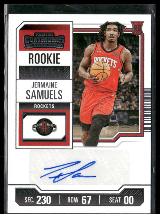 2023-24 Panini Contenders Jermaine Samuels #162 Autograph Rookie