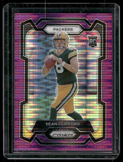 2023 Panini Prizm Sean Clifford #338 Purple Pulsar Rookie