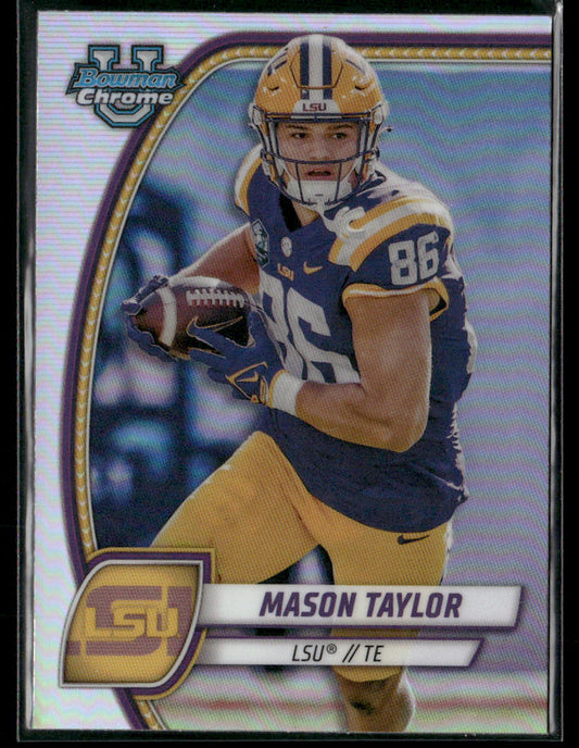 2024 Bowman Chrome Mason Taylor #128 Refractor