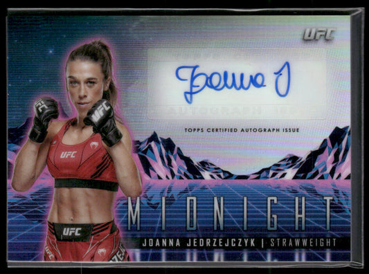 2024 Topps Midnight UFC Joanna Jedrzejczyk #SH-3K Autograph