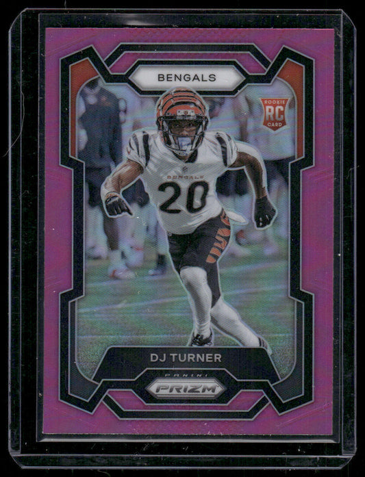 2023 Panini Prizm DJ Turner #319 Pink