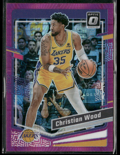 2022-23 Panini Donruss Optic Christian Wood #66 Pink Hyper