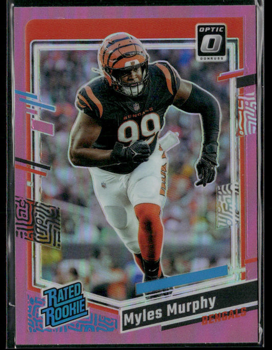 2023 Panini Donruss Optic Myles Murphy #222 Rated Rookie