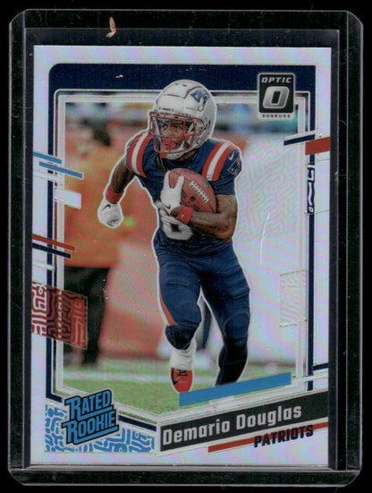 2023 Panini Donruss Optic Demario Douglas #300 Holo Prizm Rated Rookie