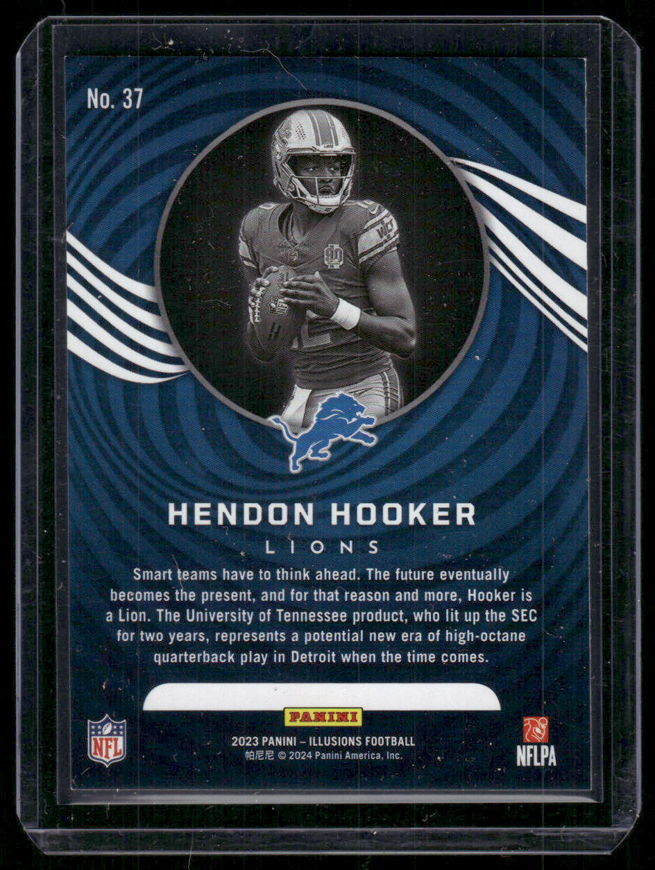 2023 Panini Illusions Hendon Hooker #37 Zebra