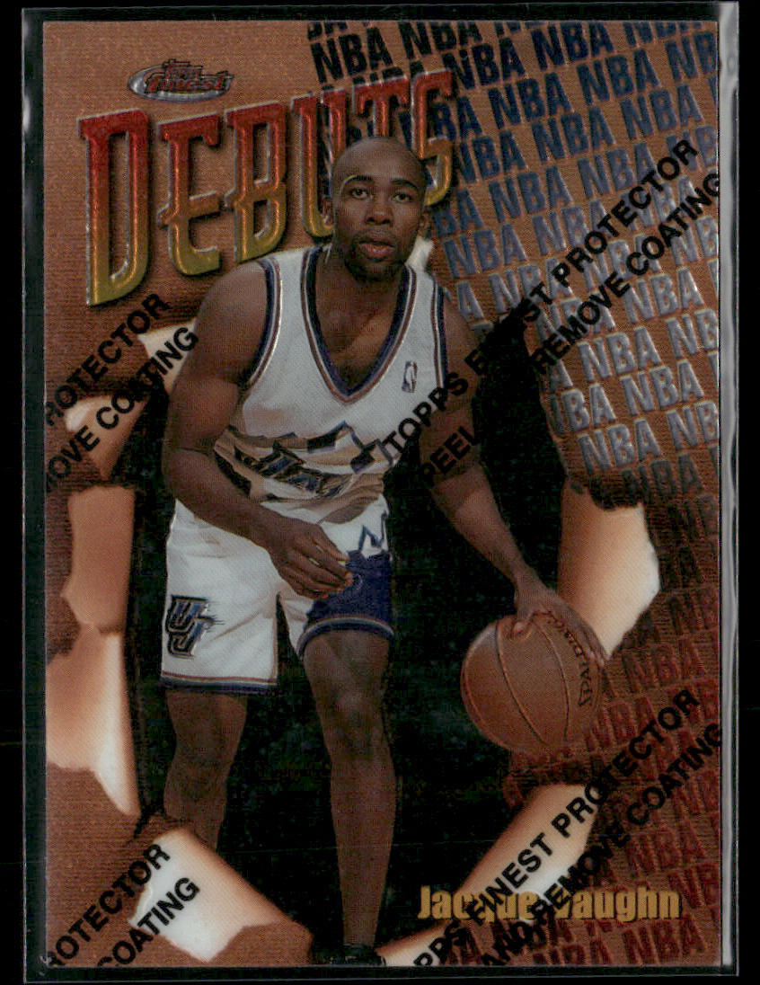 1997-98 Topps Finest Jacque Vaughn #D18 Debuts Rookie