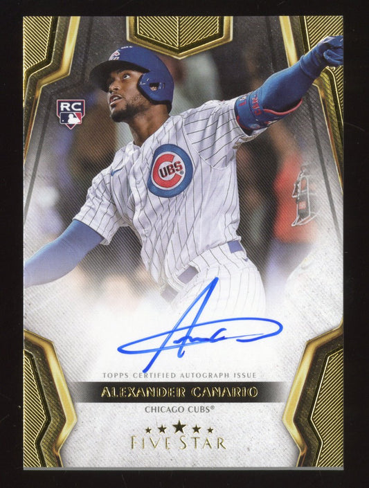 2024 Topps Five Star Alexander Canario #FSA-AC Autograph RC