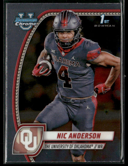 2024 Bowman Chrome University Nic Anderson #136