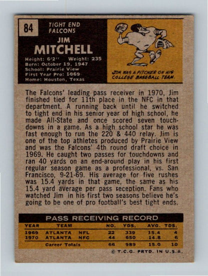 1971 Topps Jim Mitchell #84