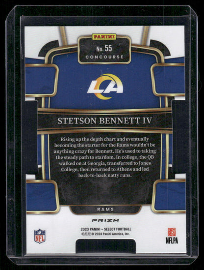 2023 Panini Select Stetson Bennett IV #55 RC