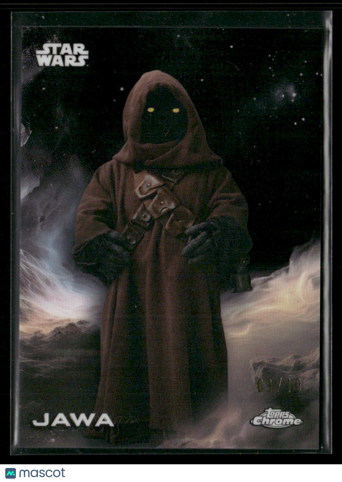 2025 Topps Chrome Star Wars Jawa Mustafar Black Refractor 09/10 #125