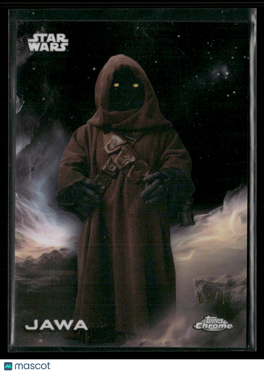 2025 Topps Chrome Star Wars Jawa Mustafar Black Refractor 09/10 #125