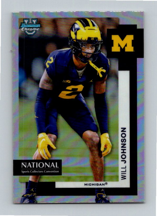 2024 Bowman Chrome U National Exclusive Will Johnson #FB-12