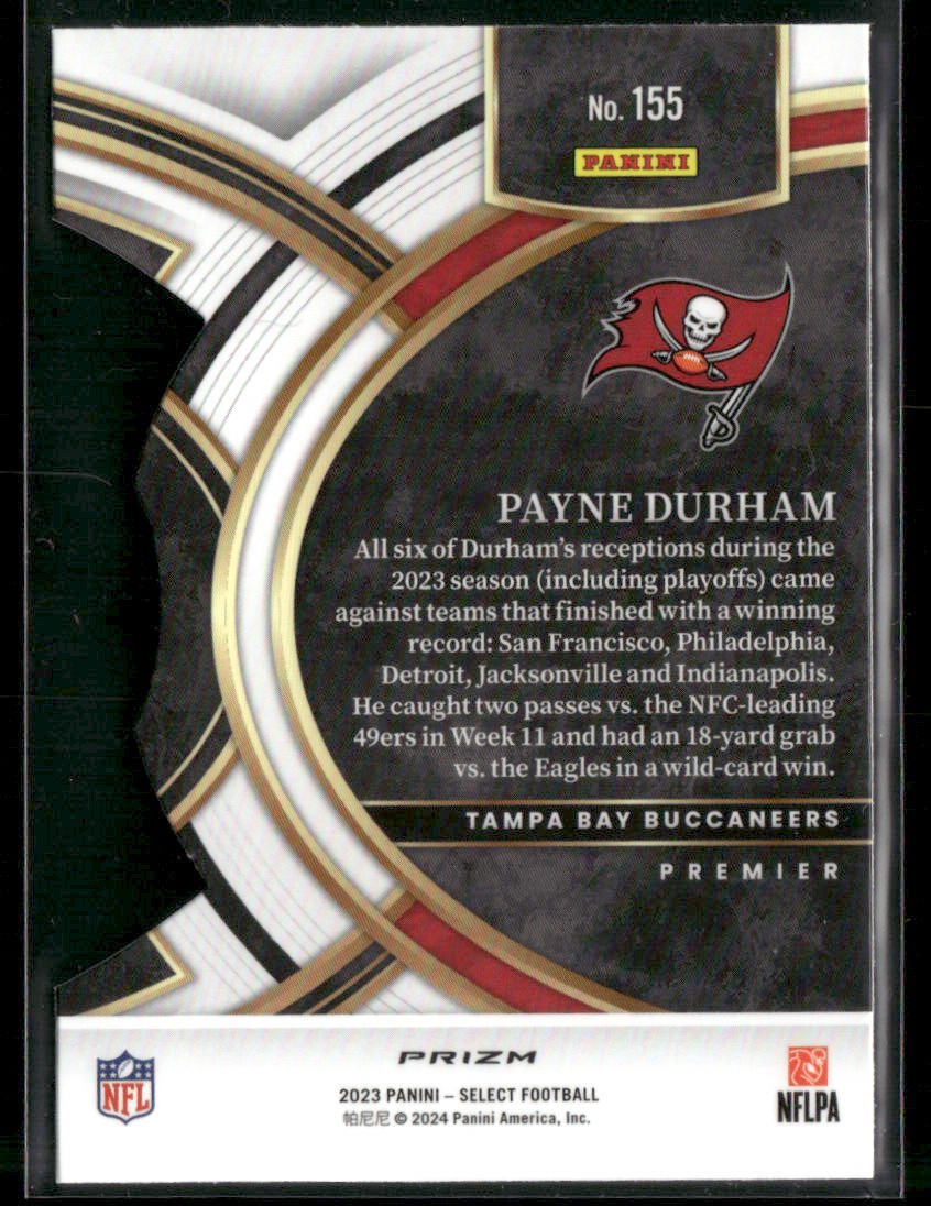 2023 Panini Select Payne Durham #155 RC