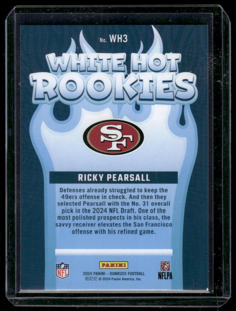 2024 Panini Donruss Ricky Pearsall #WH3 White Hot Rookies