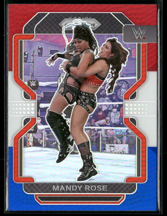 2022 Panini Prizm WWE Mandy Rose #178 Red White Blue