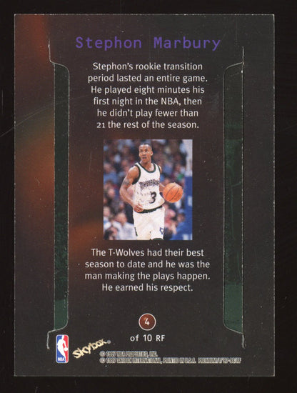 1997 SkyBox Premium Stephon Marbury #4