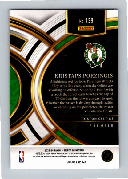 2023 Panini Select Kristaps Porzingis #139 Tri-Color RC