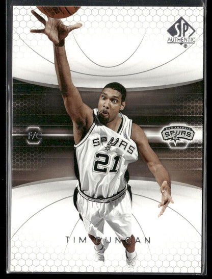 2004-05 Upper Deck SP Authentic Tim Duncan #77