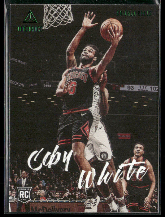 2019-20 Chronicles Coby White #145 Luminance Green Rookie