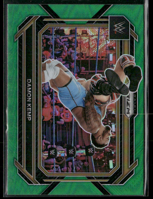 2023 Panini Prizm WWE Damon Kemp #50 Green Wave