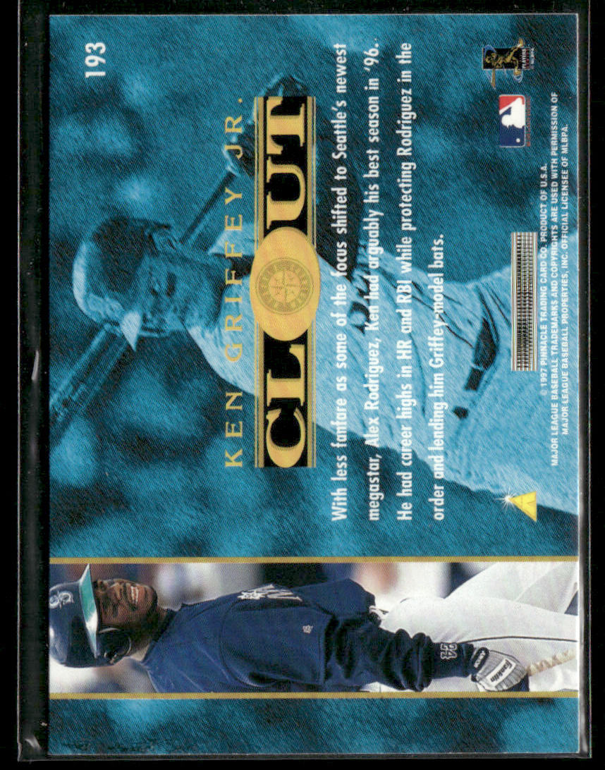 1997 Pinnacle Clout Ken Griffey Jr. #193