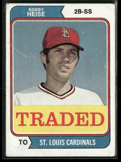 1974 Topps Bobby Heise #51T Traded