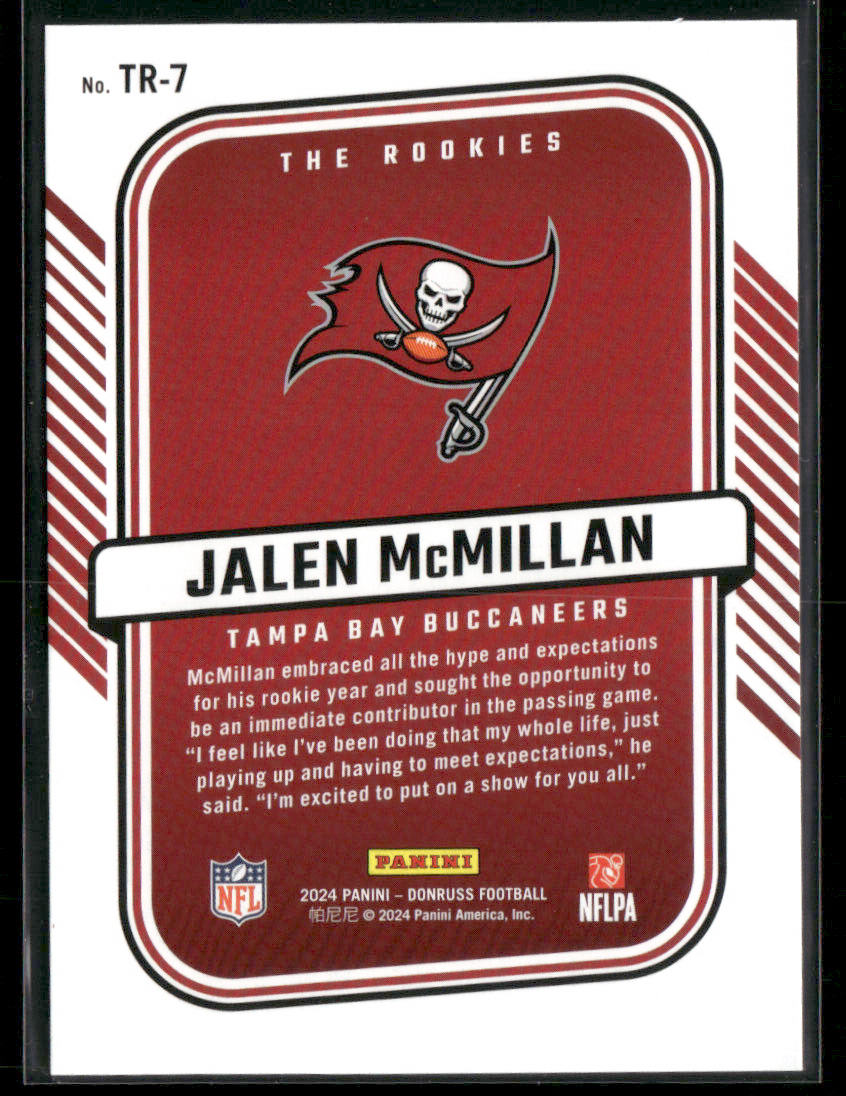 2024 Donruss Jalen McMillan #TR-7 the rookies