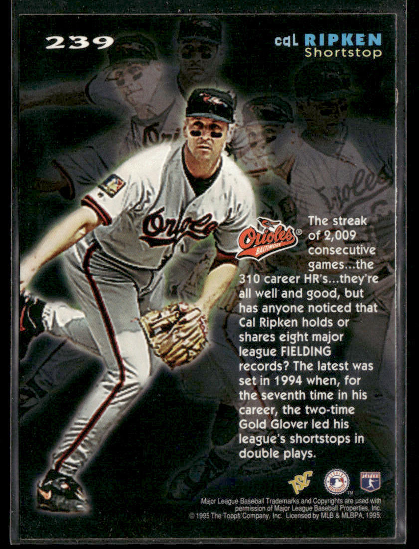 1995 Topps Stadium Club Cal Ripken #239 Cause & Effect