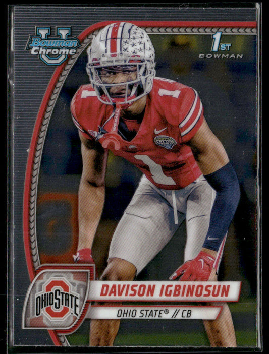 2024 Bowman Chrome University Davison Igbinosun #54