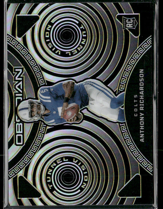 2023 Panini Obsidian Anthony Richardson #3 Electric Etch Yellow RC /25