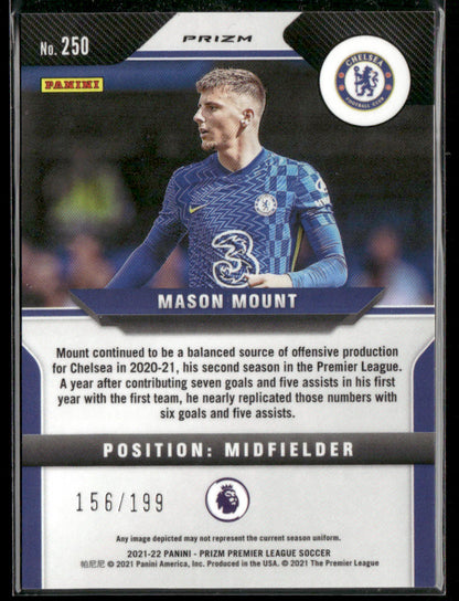 2021-22 Panini Prizm Mason Mount #250 Red /199