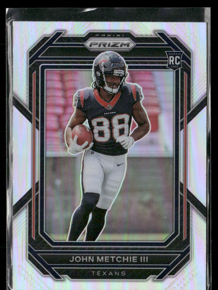 2023 Panini Prizm John Metchie III #316 Silver Prizm Rookie