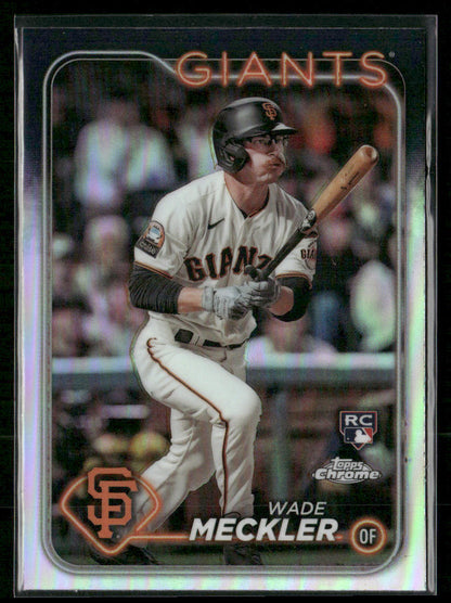 2024 Topps Chrome Wade Meckler #22 Refractor Rookie