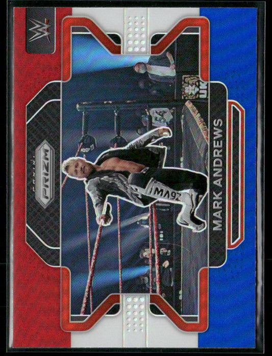 2022 Prizm WWE Mark Andrews #76 Red White Blue