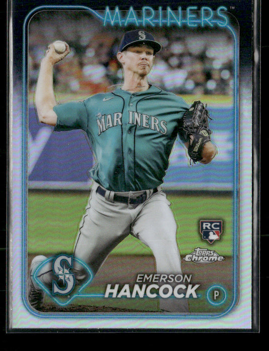 2024 Topps Chrome Emerson Hancock #245 Refractor