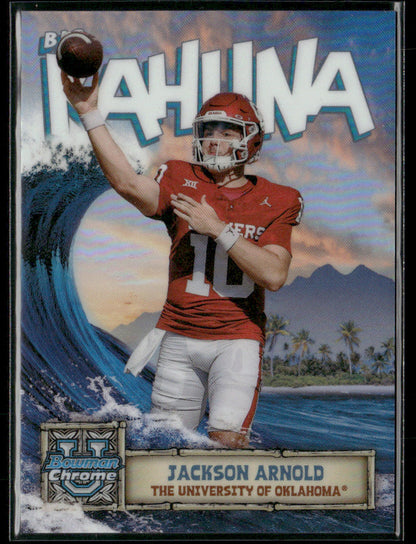 2024 Bowman Chrome University Jackson Arnold #BK-8 Big Kahuna