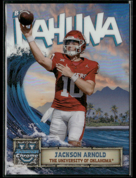 2024 Bowman Chrome University Jackson Arnold #BK-8 Big Kahuna